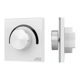 Фото #1 товара INTELLIGENT ARLIGHT Роторная панель SMART-TRIAC-601-31 Белая (230V, 1A, TUYA Wi-Fi) (IARL, IP20 Пластик, 5 лет)