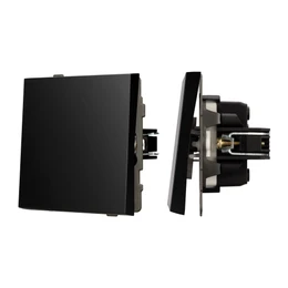 Фото #1 товара Механизм выключателя одноклавишный проходной SWT-TENDO-MKP1-PL-BK (230V, 10A) (Arlight, Черный)