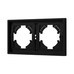 Фото #1 товара Рамка пластиковая FRM-TENDO-SFPL-2-BK (Arlight, Матовый черный)