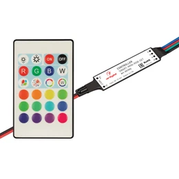 Фото #1 товара Контроллер SMART-MINI-RGB-SET (12-24V, 3x1.5A, ПДУ 24кн, IR) (Arlight, IP20 Пластик, 5 лет)