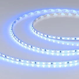 Фото #1 товара Светодиодная лента RT-A120-5mm 12V Blue (9.6 W/m, IP20, 5m) (Arlight, 9.6 Вт/м, IP20)