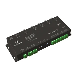 Фото #1 товара DMX-сплиттер SMART-DMX-4CH (12-36V, XLR3) (Arlight, IP20 Металл, 5 лет)
