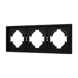 Фото #1 товара Рамка пластиковая FRM-TENDO-SFPL-3-BK (Arlight, -)