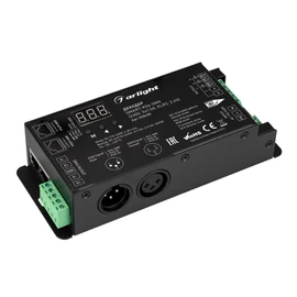 Фото #1 товара Декодер SMART-K56-DMX (230V, 3x1.5A, XLR3, 2.4G) (Arlight, IP20 Металл, 5 лет)