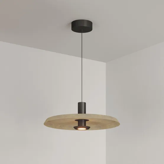 Фото #3 товара Светильник SP-KOTARO-R450-12W Warm3000 (BG-BG, 36 deg, 230V, TRIAC) (Arlight, IP20)
