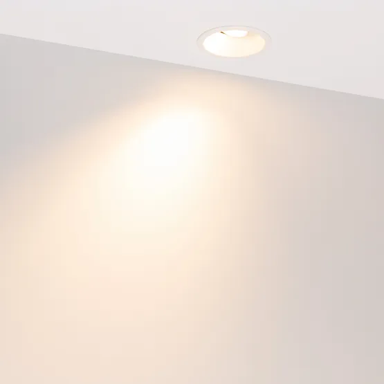 Фото #7 товара Светильник MS-FLOW-BUILT-R85-12W Warm3000 (WH, 38 deg, 230V) (Arlight, IP20 Металл, 5 лет)
