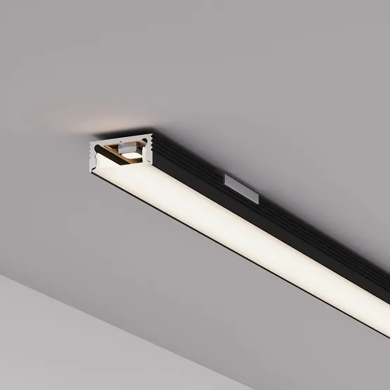 Фото #4 товара Профиль SL-SLIM-H7-2000 BLACK (BY) (Arlight, Алюминий)