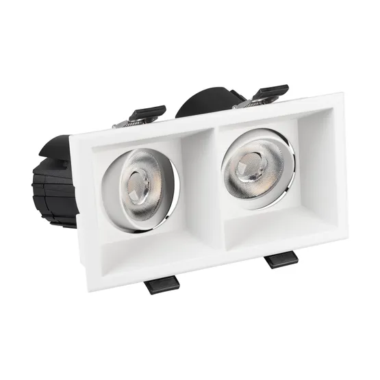Фото #7 товара Светильник MS-FLOW-BUILT-S157x85-2x6W Day4000 (WH, 38 deg, 230V) (Arlight, IP20 Металл, 5 лет)