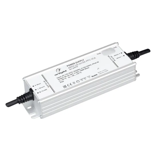 Фото товара Блок питания ARPV-LG-24150-PFC-VCA (22-26V, 6.25A, 150W) (Arlight, IP65 Металл, 5 лет)