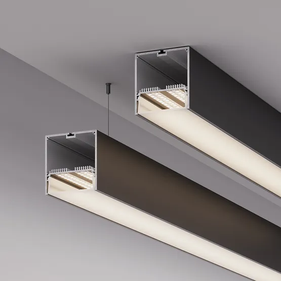 Фото #4 товара Профиль SL-LINE-7477-2000 BLACK (Arlight, Алюминий)