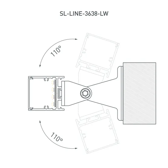 Фото #4 товара Профиль SL-LINE-3638-LW-2000 ANOD GOLD (Arlight, Алюминий)