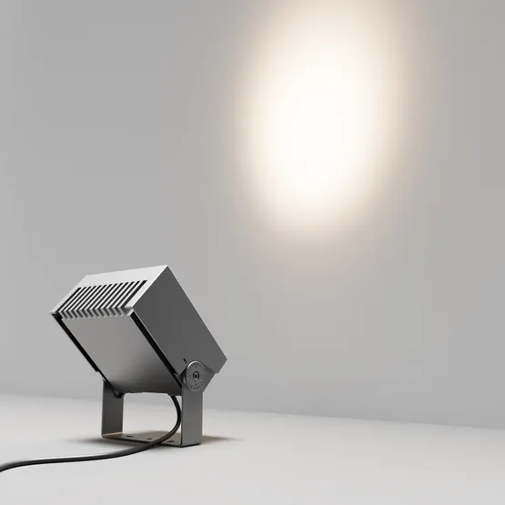 Фото #2 товара Светильник ALT-BLOCK-S185x185-36W Warm3000 (GR, 60 deg, 230V) (Arlight, IP66 Металл, 3 года)