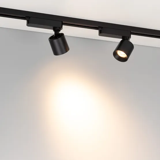 Фото #2 товара Светильник LGD-DYKE-2TR-R60-8W Warm3000 (BK, 38 deg, 230V) (Arlight, IP20 Металл, 5 лет)