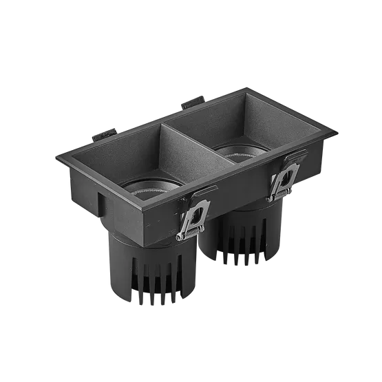 Фото #1 товара Светильник MS-FLOW-BUILT-S157x85-2x6W Warm3000 (BK, 38 deg, 230V) (Arlight, IP20 Металл, 5 лет)