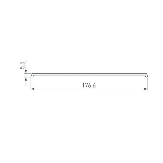 Фото #2 товара Экран ARH-POWER-W180-2000 OPAL (Arlight, Пластик)