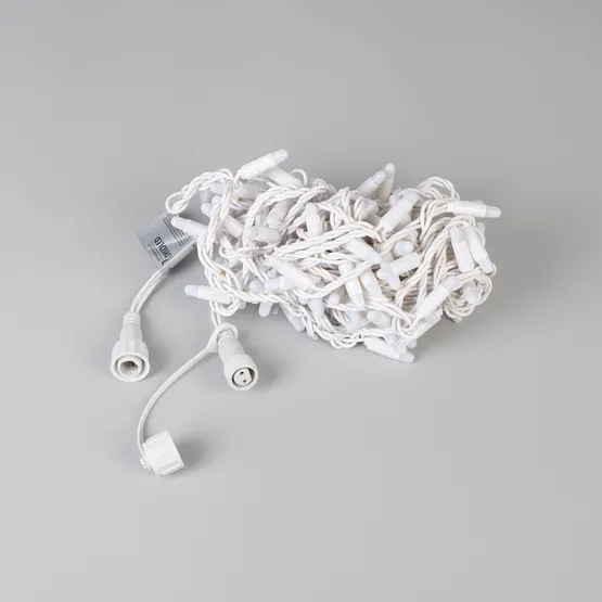 Фото #4 товара Светодиодная гирлянда ARD-STRING-CLASSIC-1000-WHITE-100LED-MILK-PULSE White (230V, 7W) (Ardecoled, IP65)