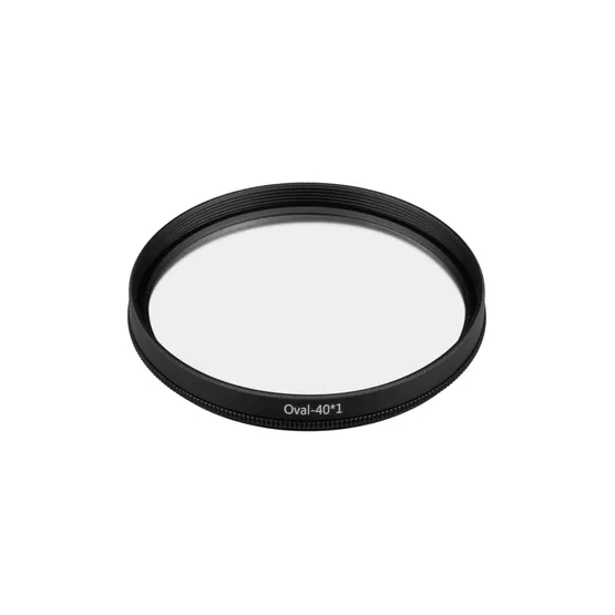 Фото #1 товара Насадка LGD-ARTIFACT-OVAL-LENS-R65 (BK) (Arlight, Металл)