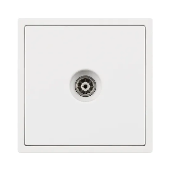 Фото #2 товара Механизм телевизионной розетки SCT-NOBE-MTV1-SFPL-WH (Arlight, Белый кварц)