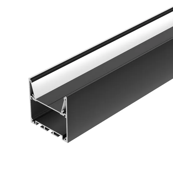Фото #2 товара Профиль SL-LINE-5050-2000 BLACK с рефлектором (Arlight, Алюминий)