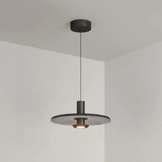 Фото #3 товара Светильник SP-KOTARO-R350-12W Warm2700 (BK-GR, 36 deg, 230V, TRIAC) (Arlight, IP20)