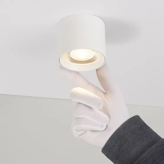 Фото #3 товара Светильник SP-DICE-R77-10W Day4000 (WH, 24 deg, 230V) (Arlight, IP54 Металл, 5 лет)