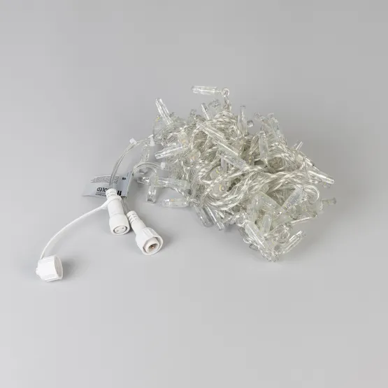 Фото #2 товара Светодиодная гирлянда ARD-STRING-CLASSIC-10000-CLEAR-100LED-FLASH WHITE (230V, 7W) (Ardecoled, IP65)