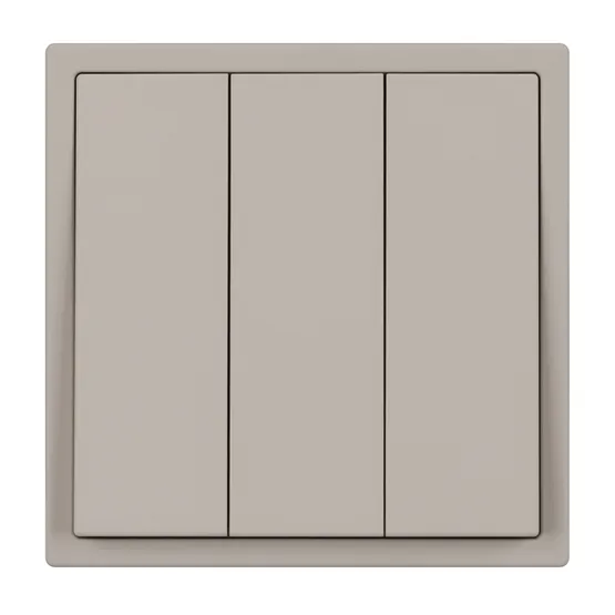 Фото #3 товара Механизм выключателя трехклавишный непроходной SWT-NOBE-MK03-SFPL-CA (230V, 10A) (Arlight, Кашемир)