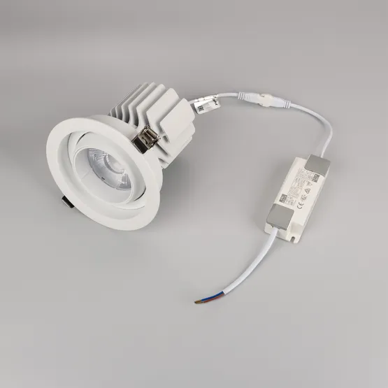 Фото #5 товара Светильник MS-VORTEX-BUILT-R135-30W Day4000 (WH-WH, 17 deg, 230V) (Arlight, IP20 Металл, 5 лет)