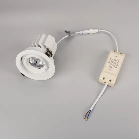 Фото #3 товара Светильник MS-VORTEX-BUILT-R110-20W Day4000 (WH-WH, 40 deg, 230V) (Arlight, IP20 Металл, 5 лет)
