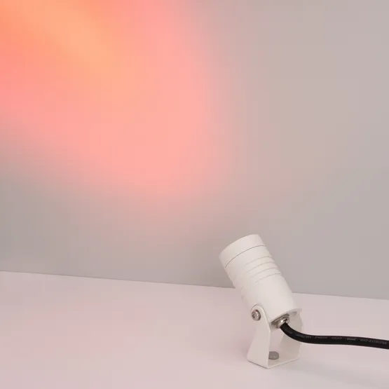Фото #3 товара Светильник KT-RAY-COLOR-R42-6W RGB (WH, 25 deg, 12V) (Arlight, IP67 Металл, 3 года)