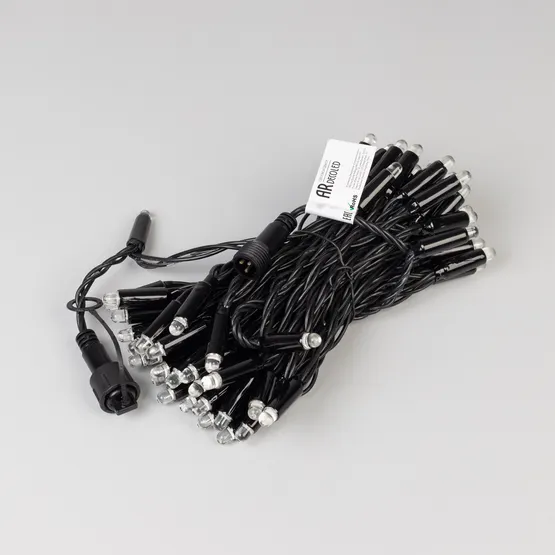 Фото #3 товара Светодиодная гирлянда ARD-STRING-CLASSIC-9000-BLACK-60LED-LIVE RGB-SPI (12V, 40W) (Ardecoled, IP65)