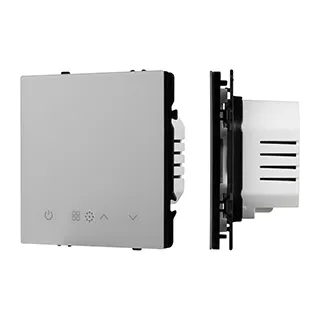 Фото товара ARL NOBE Терморегулятор вод тёплый пол никель SWT-MTW-SFPL-IS (95-240V, 5A, датч возд) (Arlight, -)