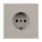 Минифото #4 товара Механизм электрической розетки SCT-NOBE-MEU1-SFPL-CA (230V, 16A) (Arlight, Кашемир)
