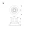 Минифото #2 товара Светильник MS-VORTEX-BUILT-R110-20W Warm3000 (BK-BK, 40 deg, 230V) (Arlight, IP20 Металл, 5 лет)