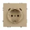 Минифото #3 товара ARL NOBE Розетка зк со шторками с USB тип C+С софт-тач золотой песок SCT-MUCC-SFPL-GD (250V, 16A) (Arlight, -)