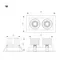 Минифото #2 товара Светильник MS-VORTEX-BUILT-S250x140-2x30W Day4000 (BK-BK, 50 deg, 230V) (Arlight, IP20 Металл, 5 лет)
